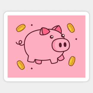 Cute Piggy Bank Magnet